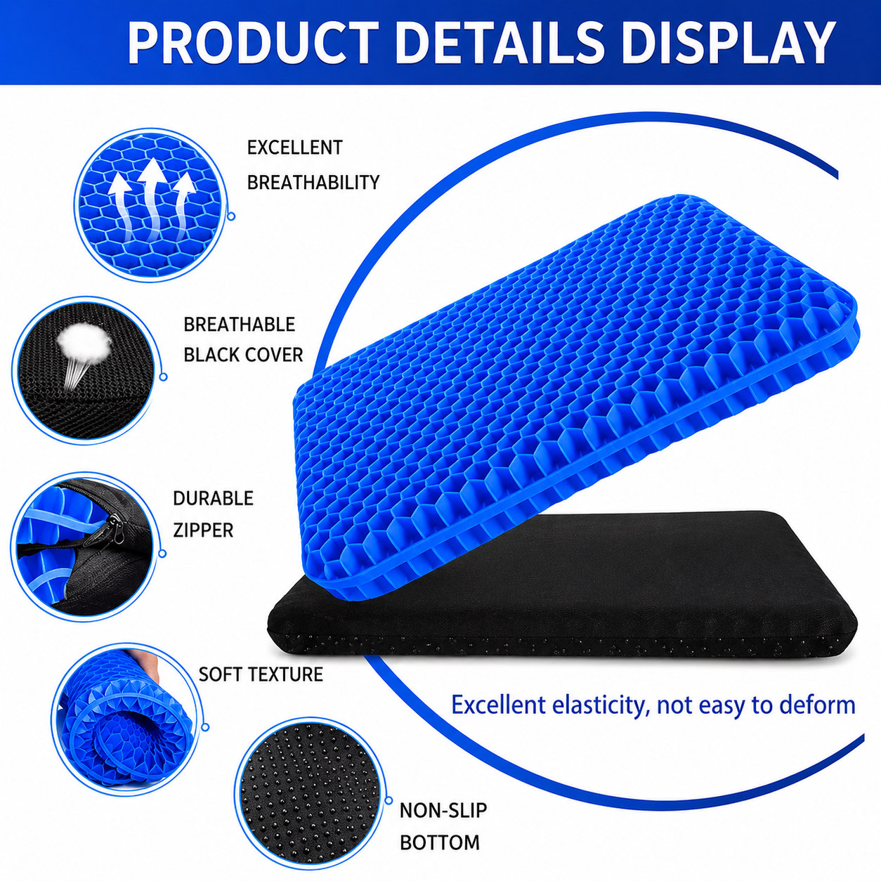 Breathable Gel Seat Cushion